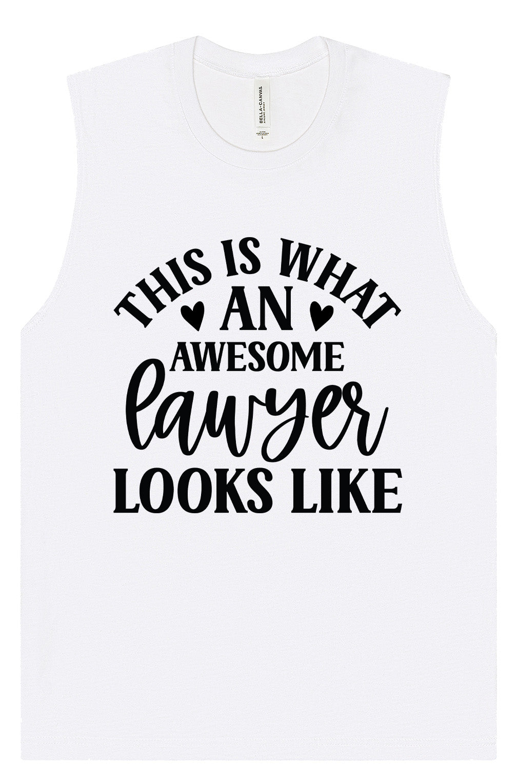 This is What an Awesome Lawyer Looks Like Muscle Tank