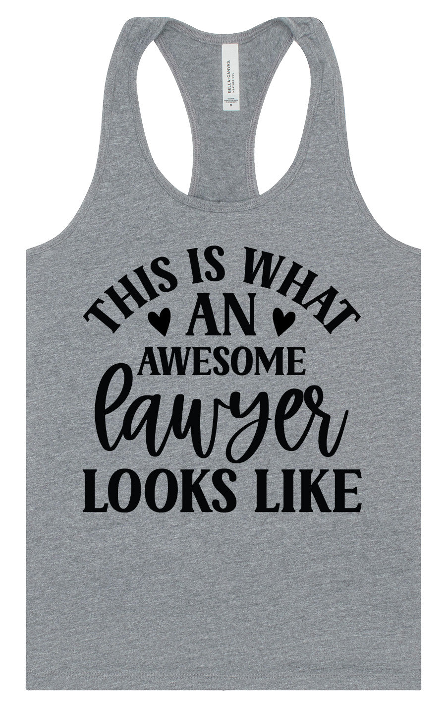 This is What an Awesome Lawyer Looks Like Women's Racerback Tank