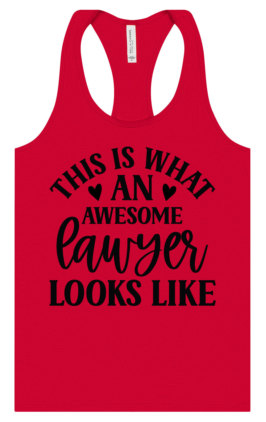 This is What an Awesome Lawyer Looks Like Women's Racerback Tank
