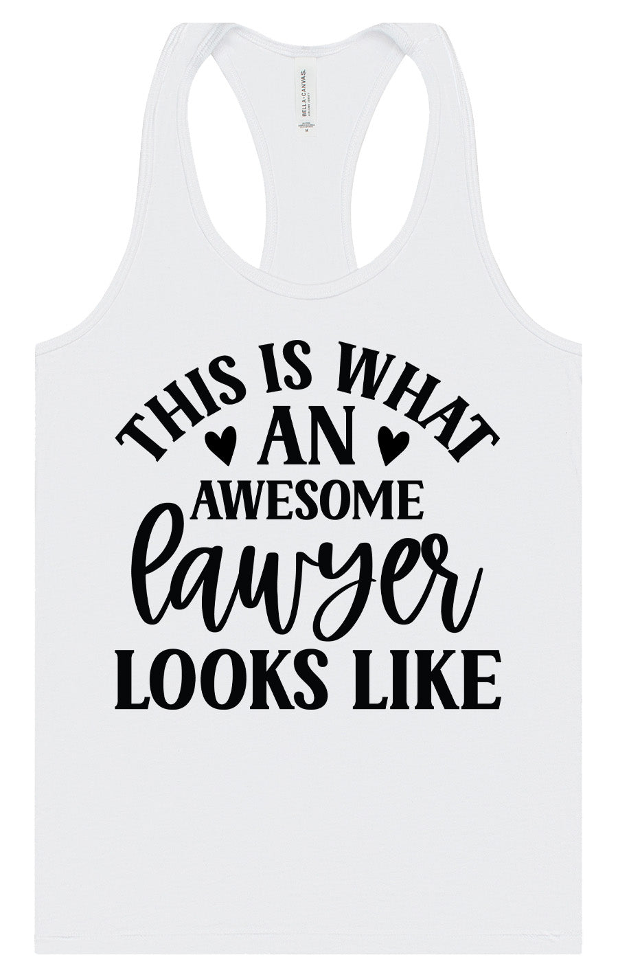 This is What an Awesome Lawyer Looks Like Women's Racerback Tank
