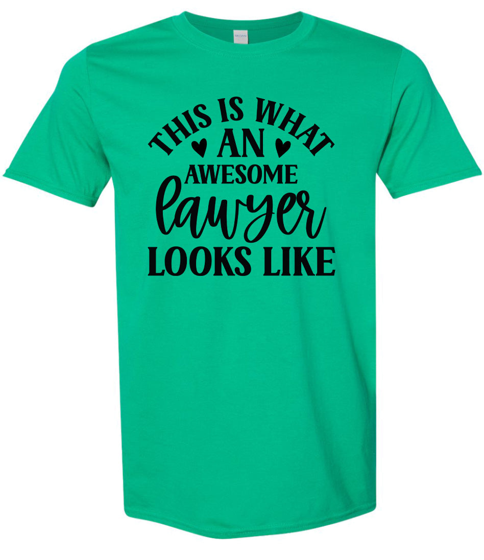 This is What an Awesome Lawyer Looks Like Adult Gildan Soft Shirt