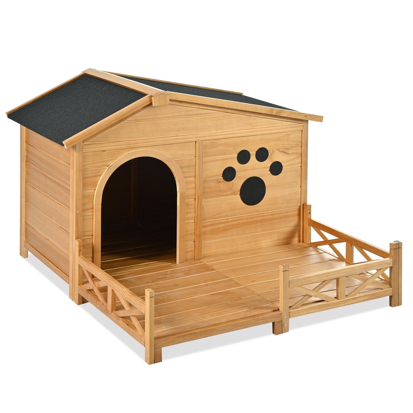 48" Wooden Dog House