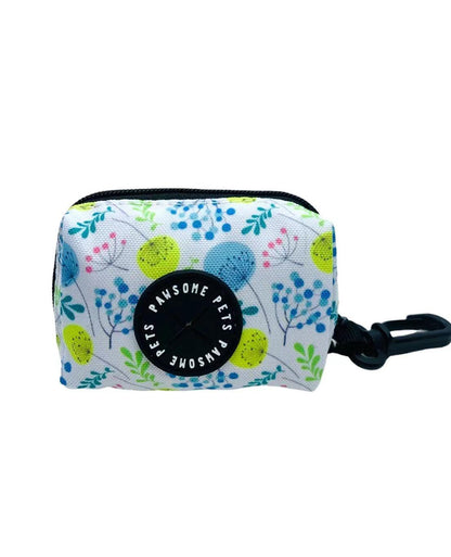 Waste Bag Holder-Sky Blue Floral