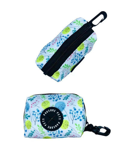 Waste Bag Holder-Sky Blue Floral