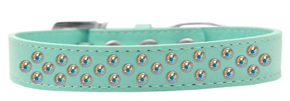 Collar de moda para perros, cachorros y mascotas, "Aurora Borealis Crystal Rimsets Sprinkles"