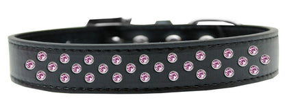 Dog, Puppy & Pet Fashion  Collar, "Light Pink Crystal Sprinkles"