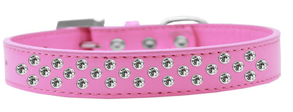 Collar de moda para perros, cachorros y mascotas, "Clear Crystal Sprinkles"