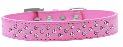 Dog, Puppy & Pet Fashion  Collar, "Light Pink Crystal Sprinkles"