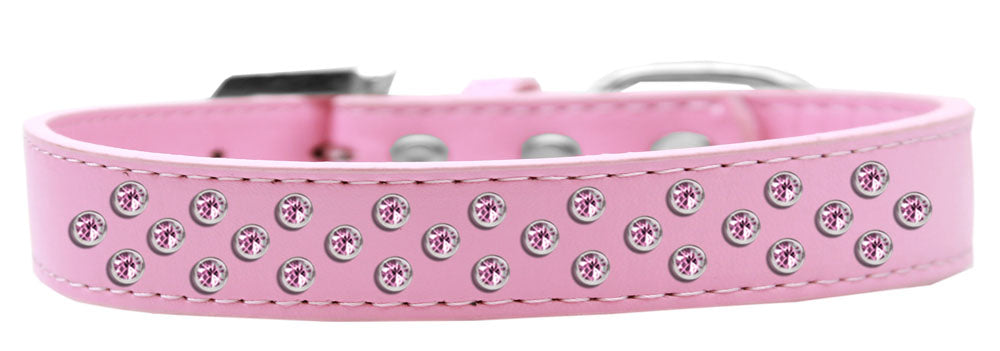 Dog, Puppy & Pet Fashion  Collar, "Light Pink Crystal Sprinkles"