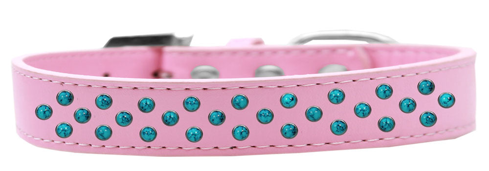 Collar de moda para perros, cachorros y mascotas, "Southwest Turquoise Pearl Rimsets Sprinkles"