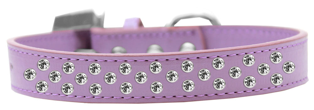 Collar de moda para perros, cachorros y mascotas, "Clear Crystal Sprinkles"