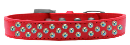 Collar de moda para perros, cachorros y mascotas, "Aurora Borealis Crystal Rimsets Sprinkles"