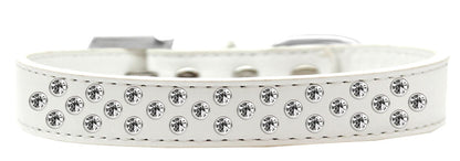 Collar de moda para perros, cachorros y mascotas, "Clear Crystal Sprinkles"