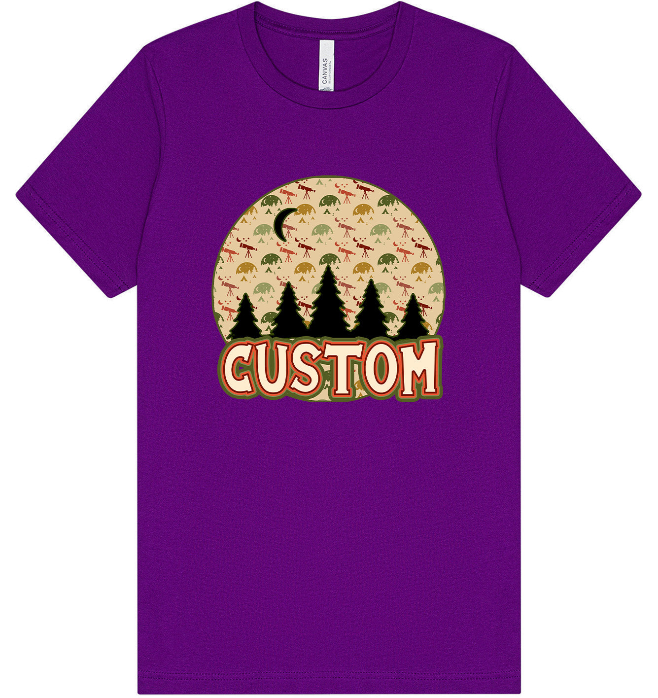 Custom Under the Stars Adult Bella Canvas Shirt