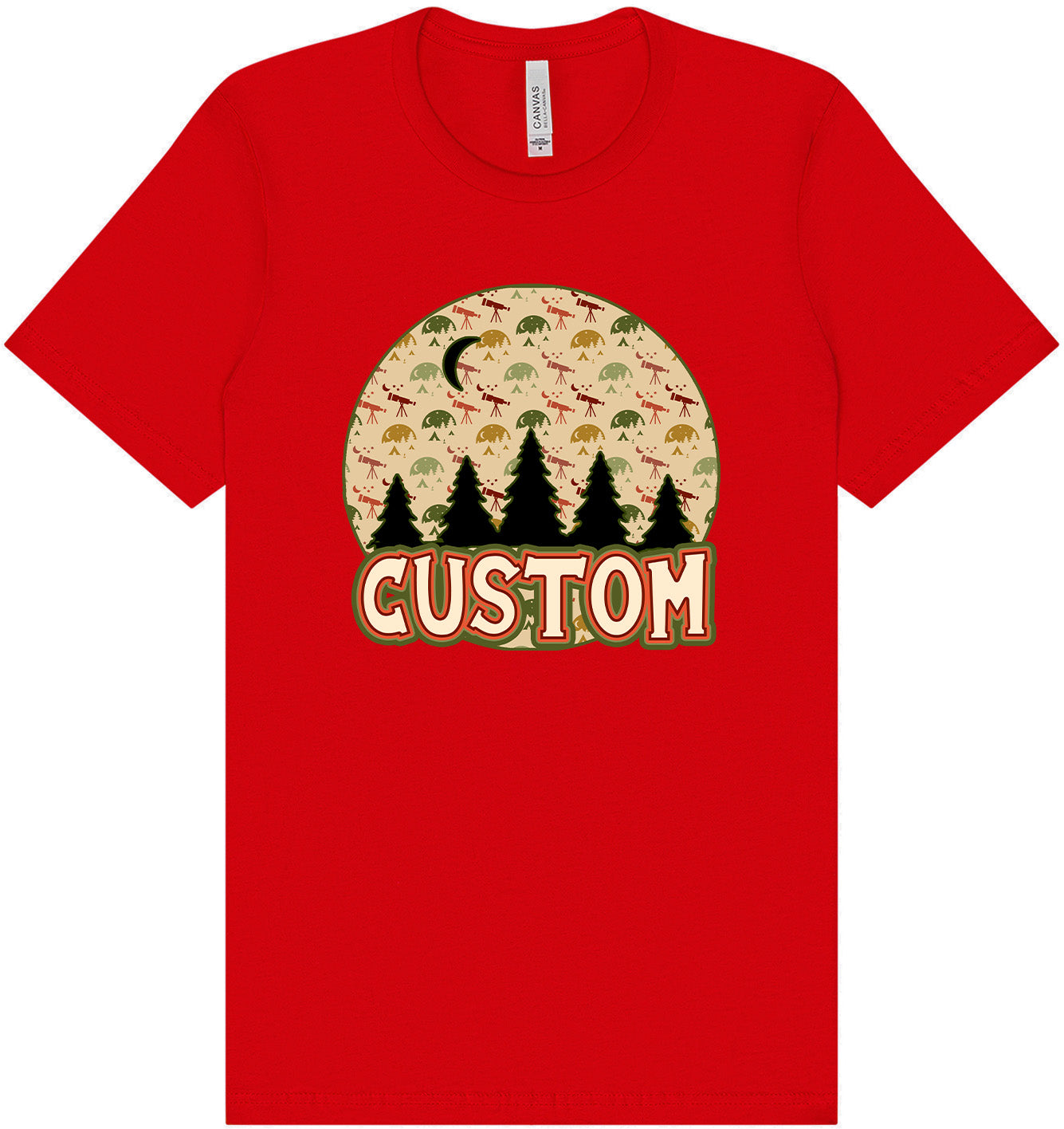 Custom Under the Stars Adult Bella Canvas Shirt