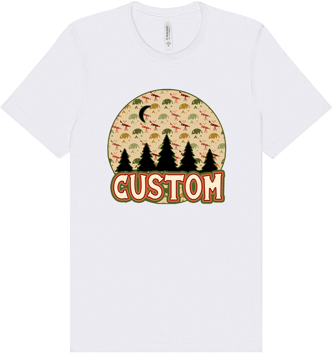 Custom Under the Stars Adult Bella Canvas Shirt