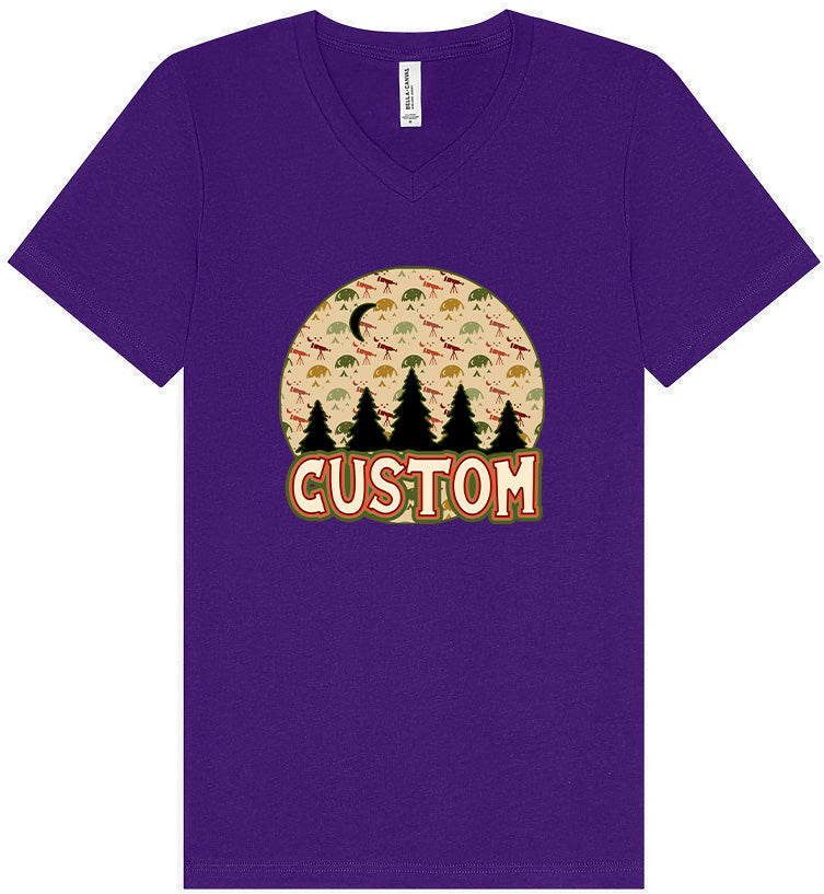 Custom Under the Stars Unisex V-Neck Shirt