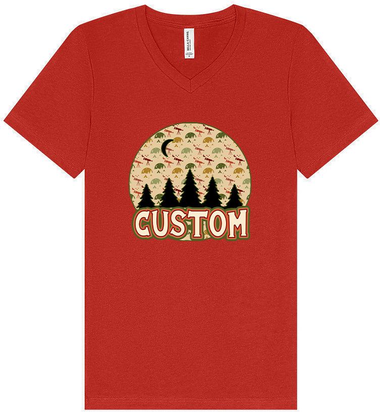 Custom Under the Stars Unisex V-Neck Shirt