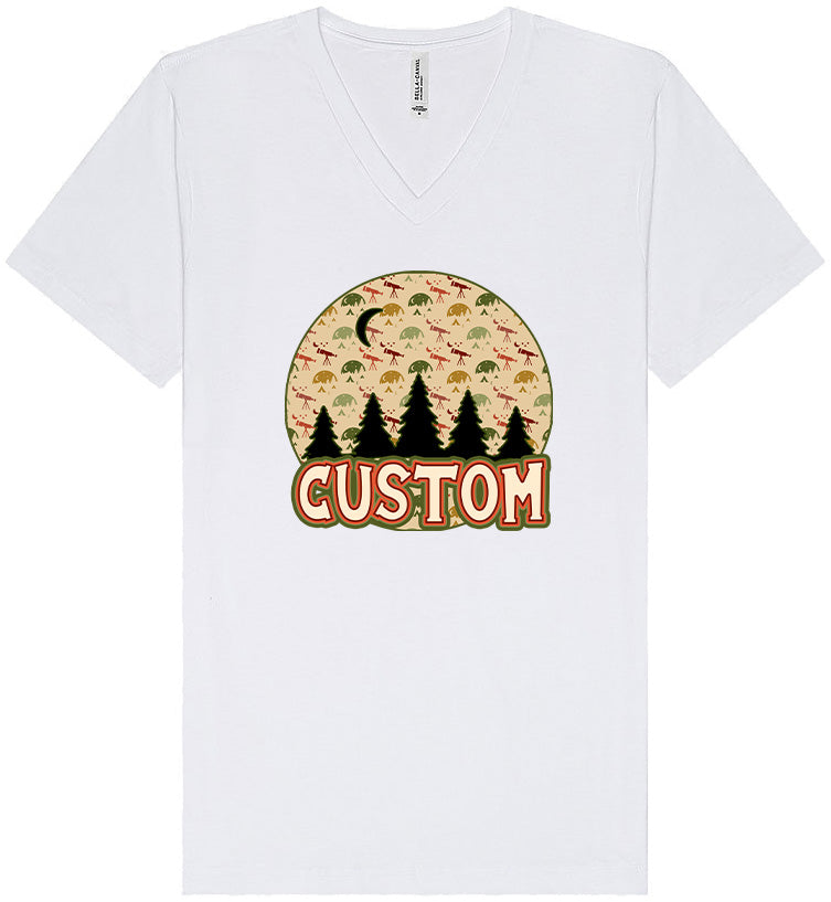 Custom Under the Stars Unisex V-Neck Shirt