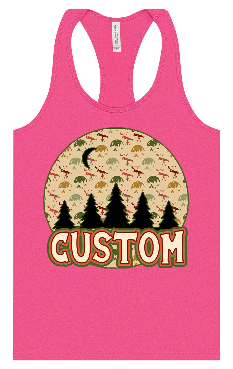 Custom Under the Stars Women's Racerback Tank