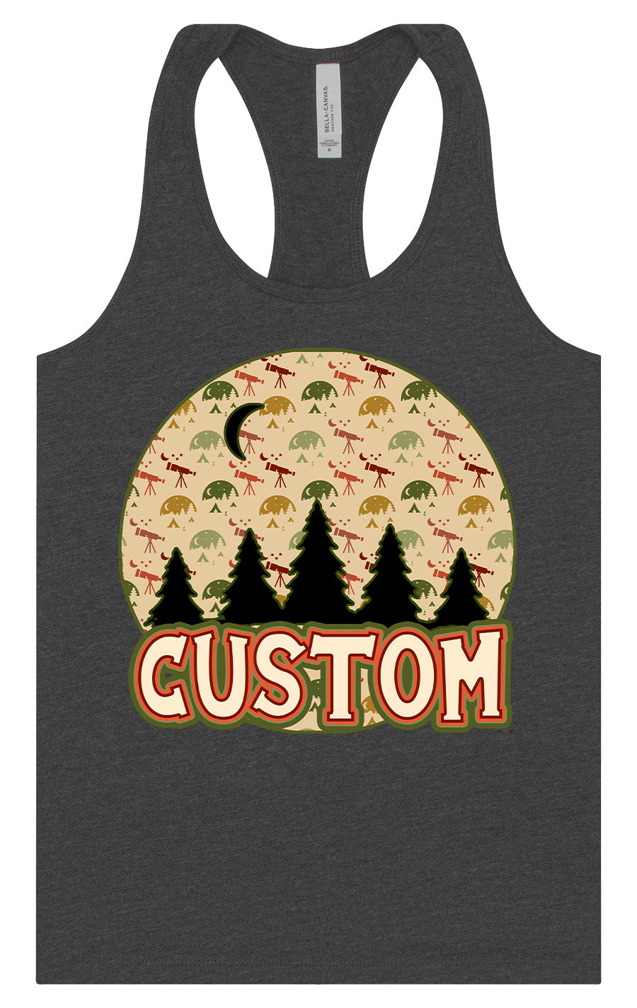 Custom Under the Stars Women's Racerback Tank