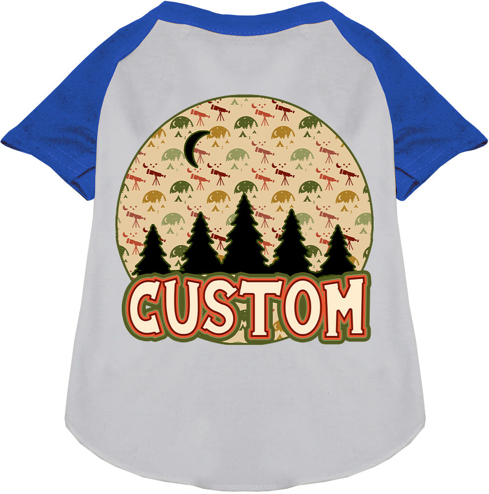 Custom Under the Stars Pet Raglan Shirts