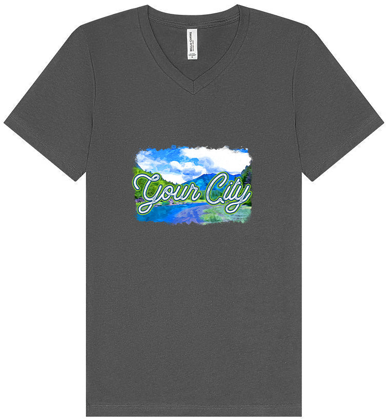 Custom Summer Unisex V-Neck Shirt