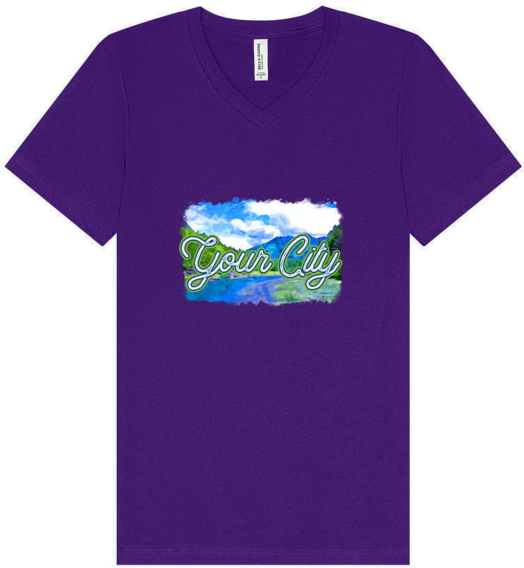 Custom Summer Unisex V-Neck Shirt