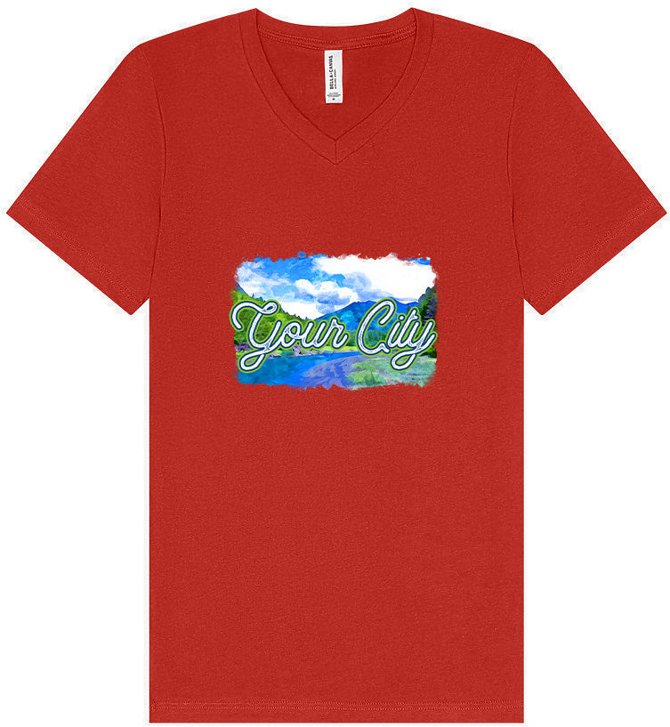 Custom Summer Unisex V-Neck Shirt