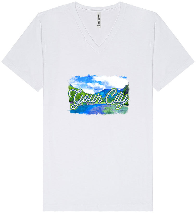 Custom Summer Unisex V-Neck Shirt