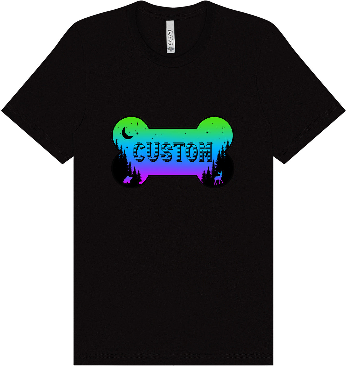 Custom Mountain Shades Adult Bella Canvas Shirt