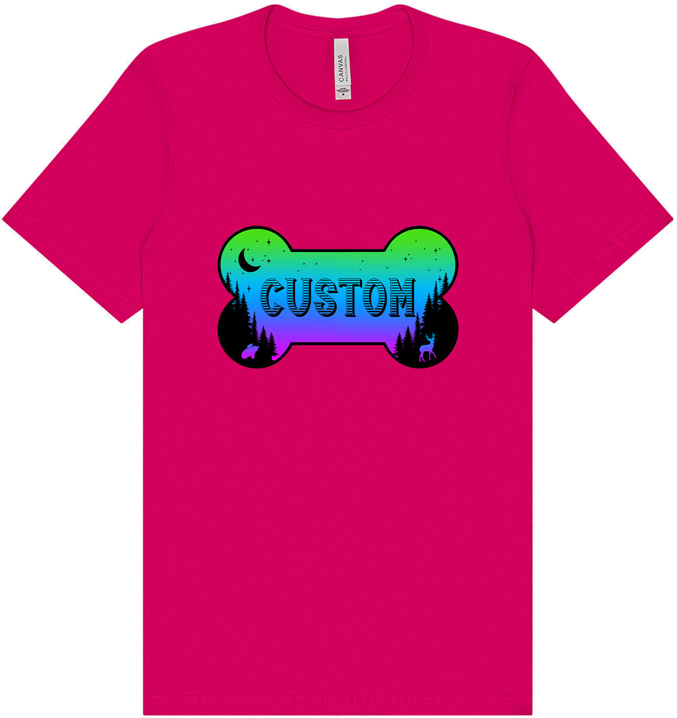 Custom Mountain Shades Adult Bella Canvas Shirt