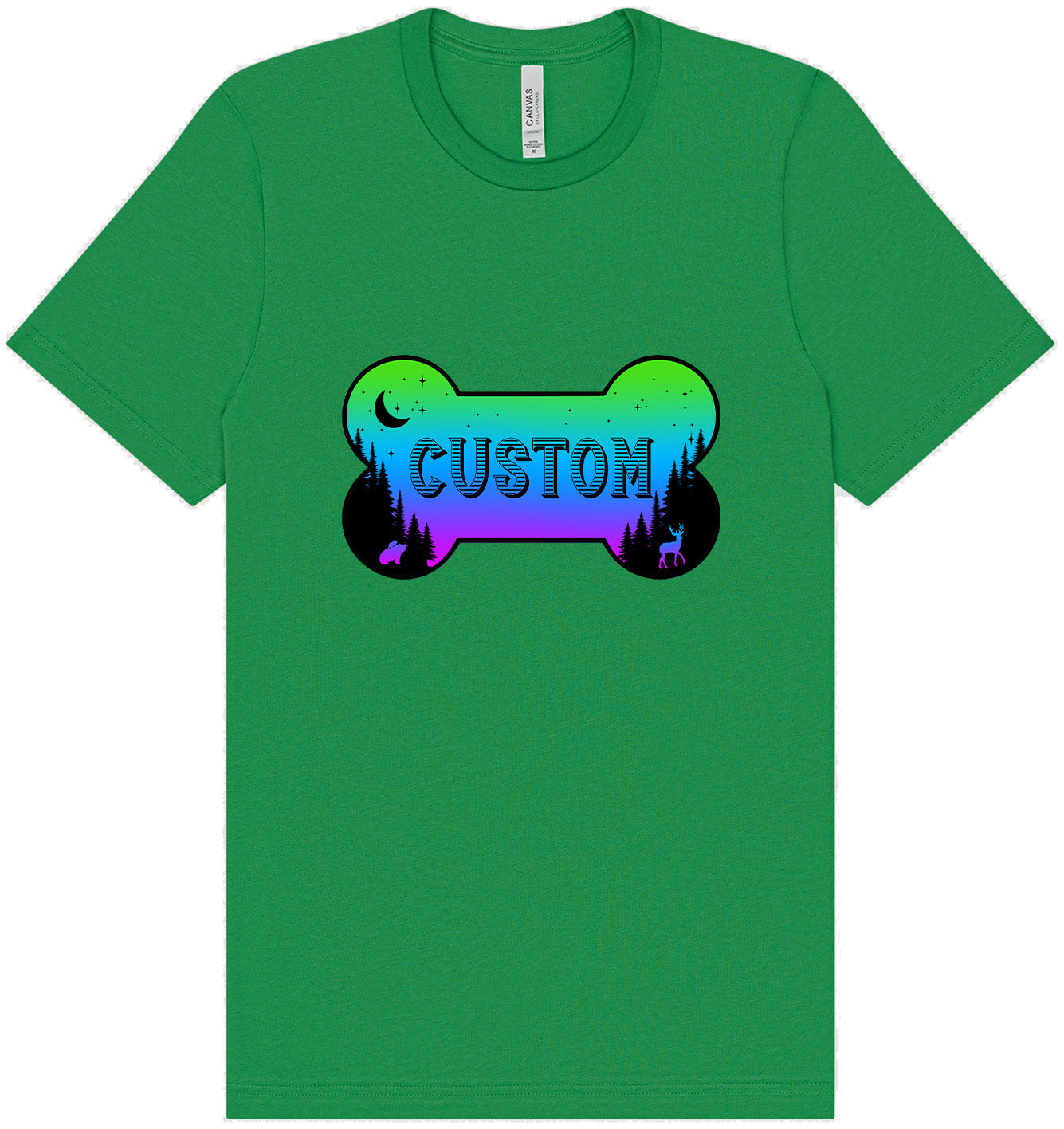 Custom Mountain Shades Adult Bella Canvas Shirt