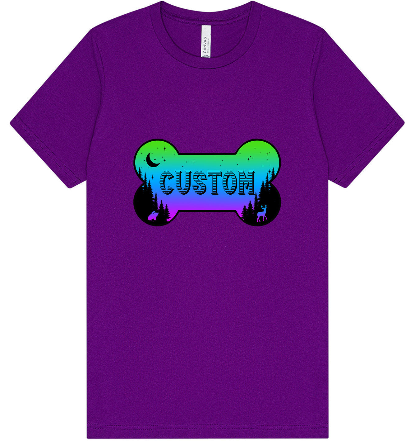Custom Mountain Shades Adult Bella Canvas Shirt