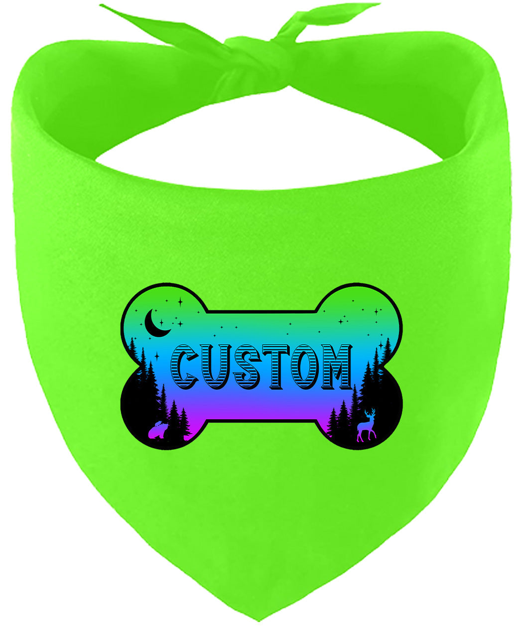 Custom Mountain Shades Pet Bandana