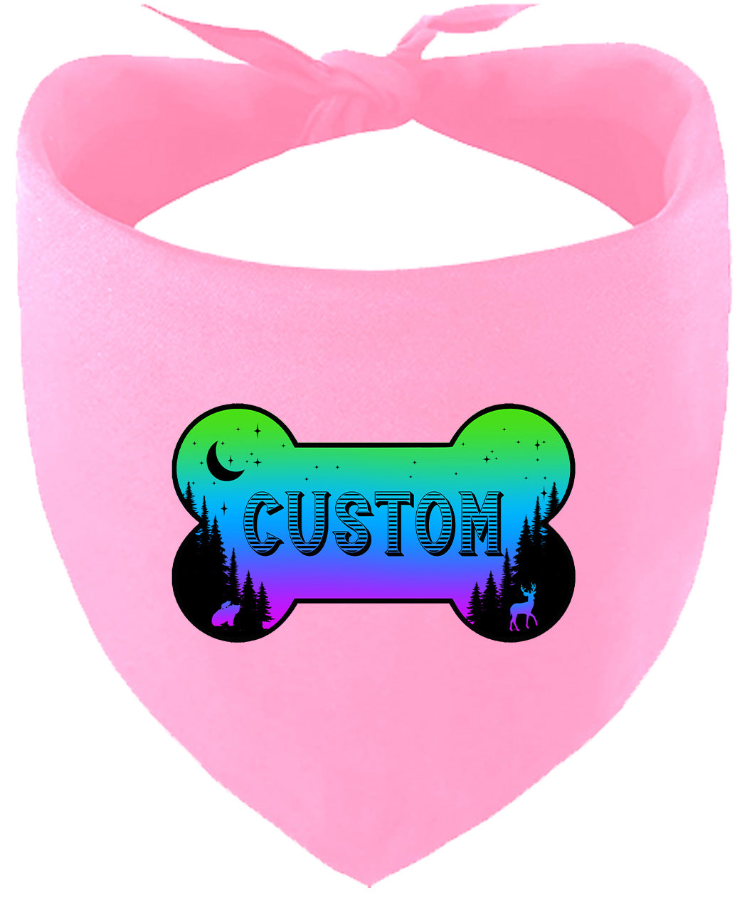 Custom Mountain Shades Pet Bandana