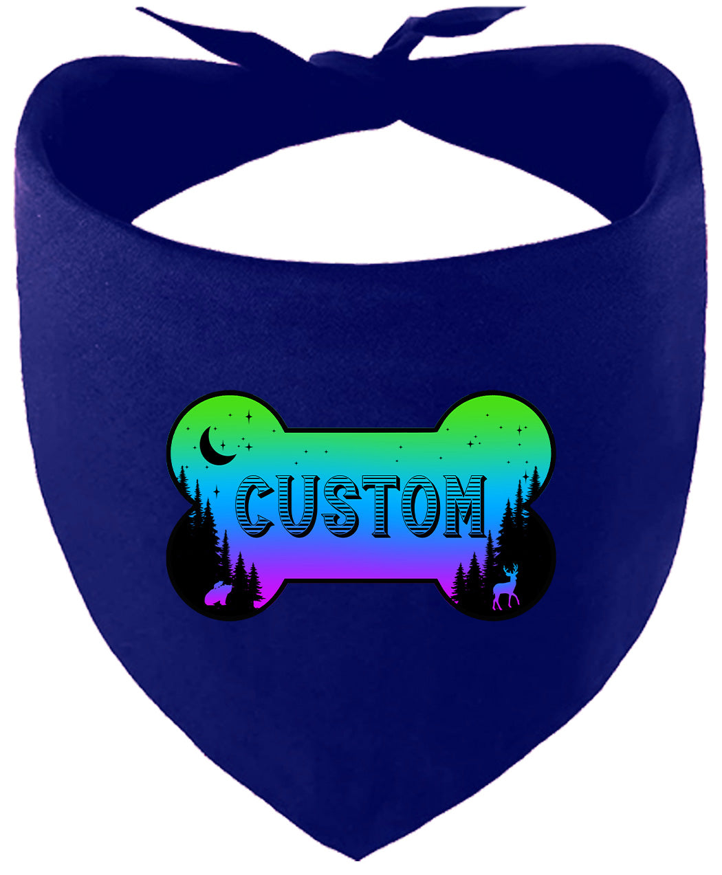 Custom Mountain Shades Pet Bandana