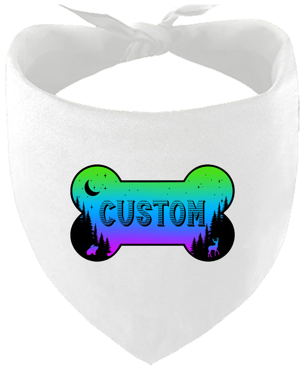 Custom Mountain Shades Pet Bandana