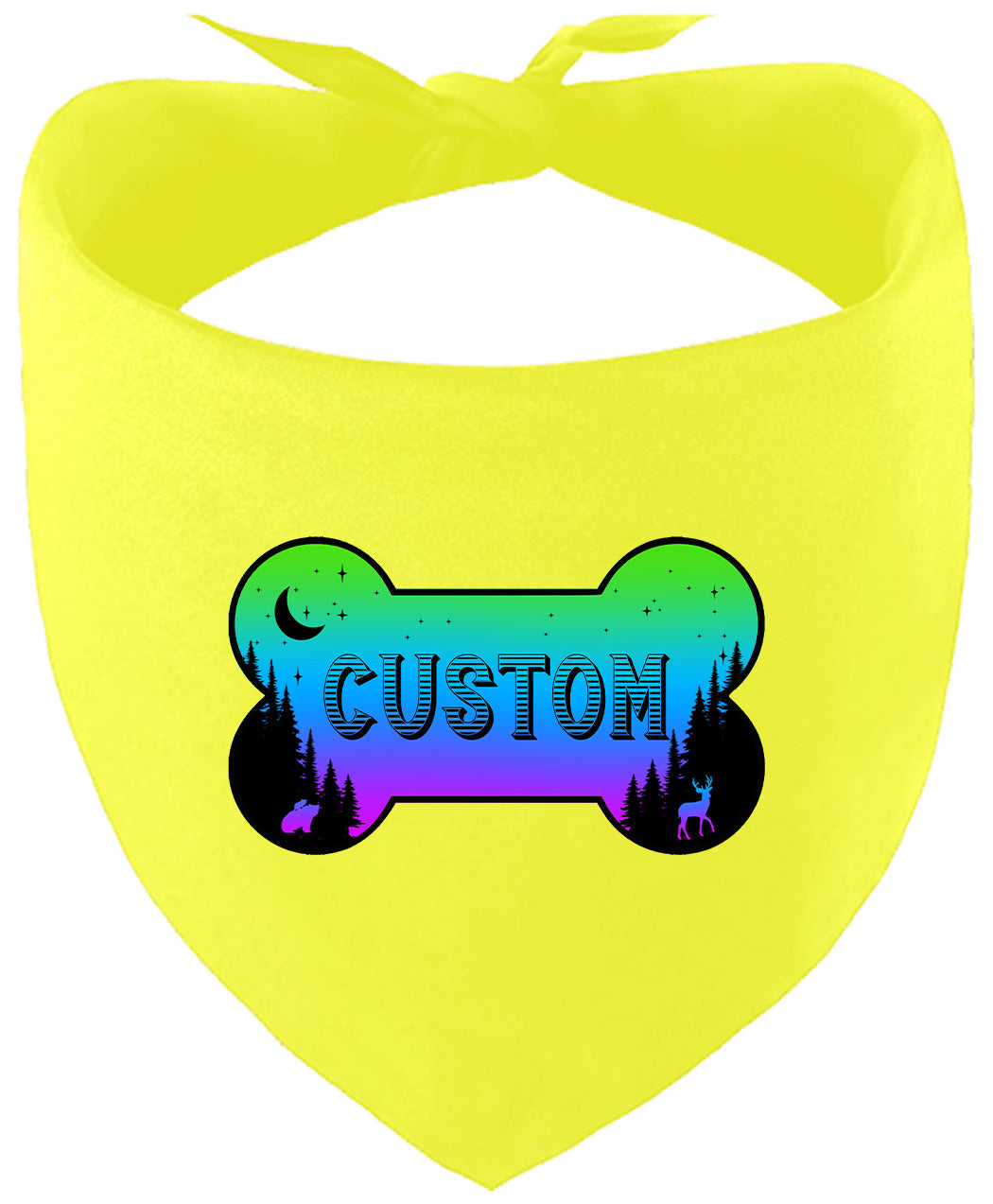 Custom Mountain Shades Pet Bandana