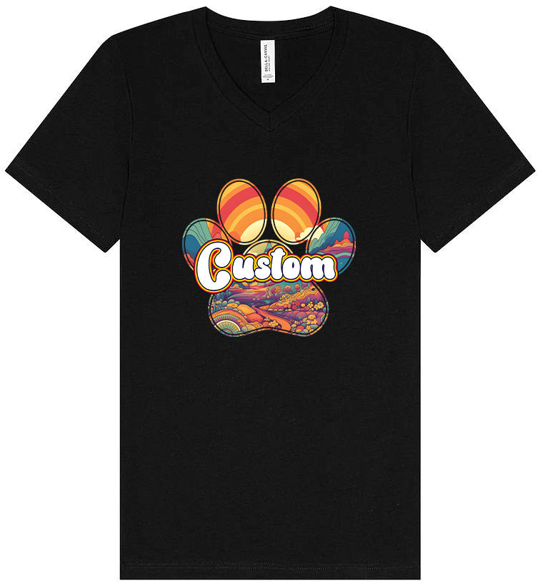 Custom Groovy Summit Unisex V-Neck Shirt