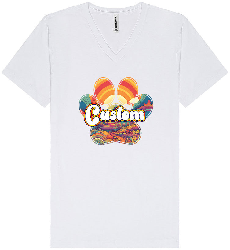 Custom Groovy Summit Unisex V-Neck Shirt