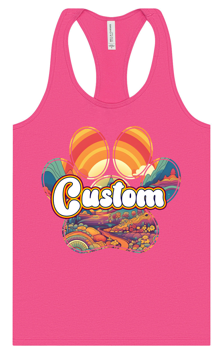 Custom Groovy Summit Women's Racerback Tank