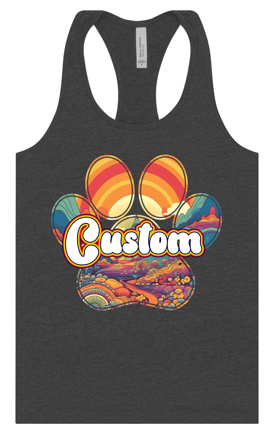 Custom Groovy Summit Women's Racerback Tank
