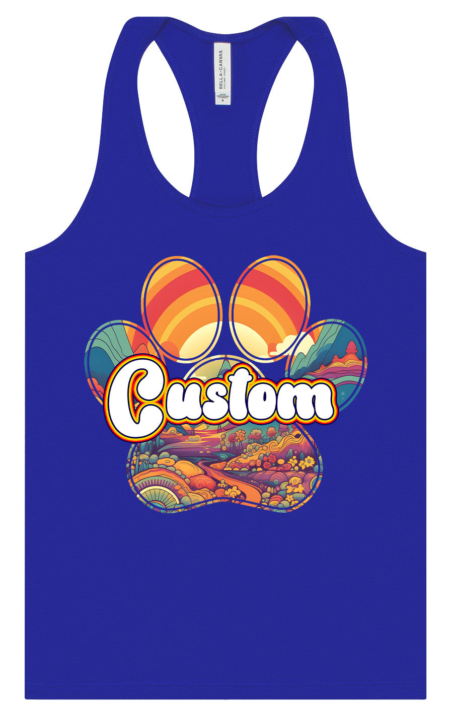 Custom Groovy Summit Women's Racerback Tank