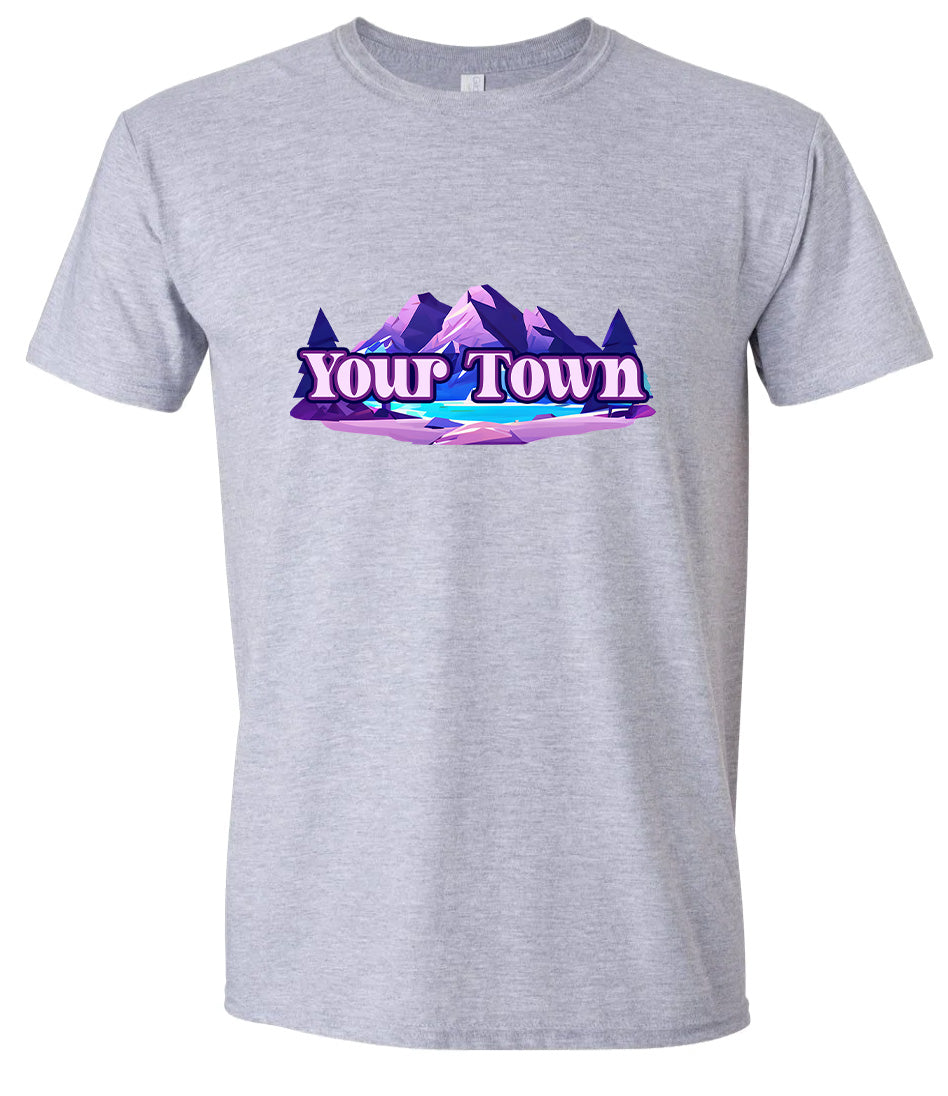 Custom Alpine Pawscape Adult Gildan Soft Shirt