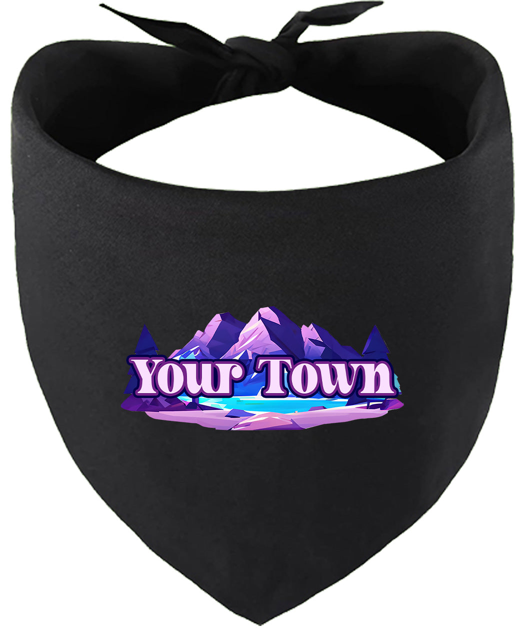 Custom Alpine Pawscape Pet Bandana