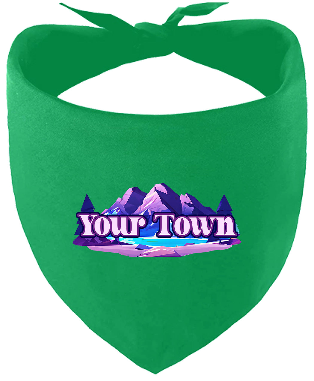 Custom Alpine Pawscape Pet Bandana