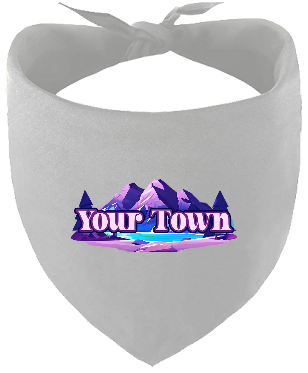 Custom Alpine Pawscape Pet Bandana
