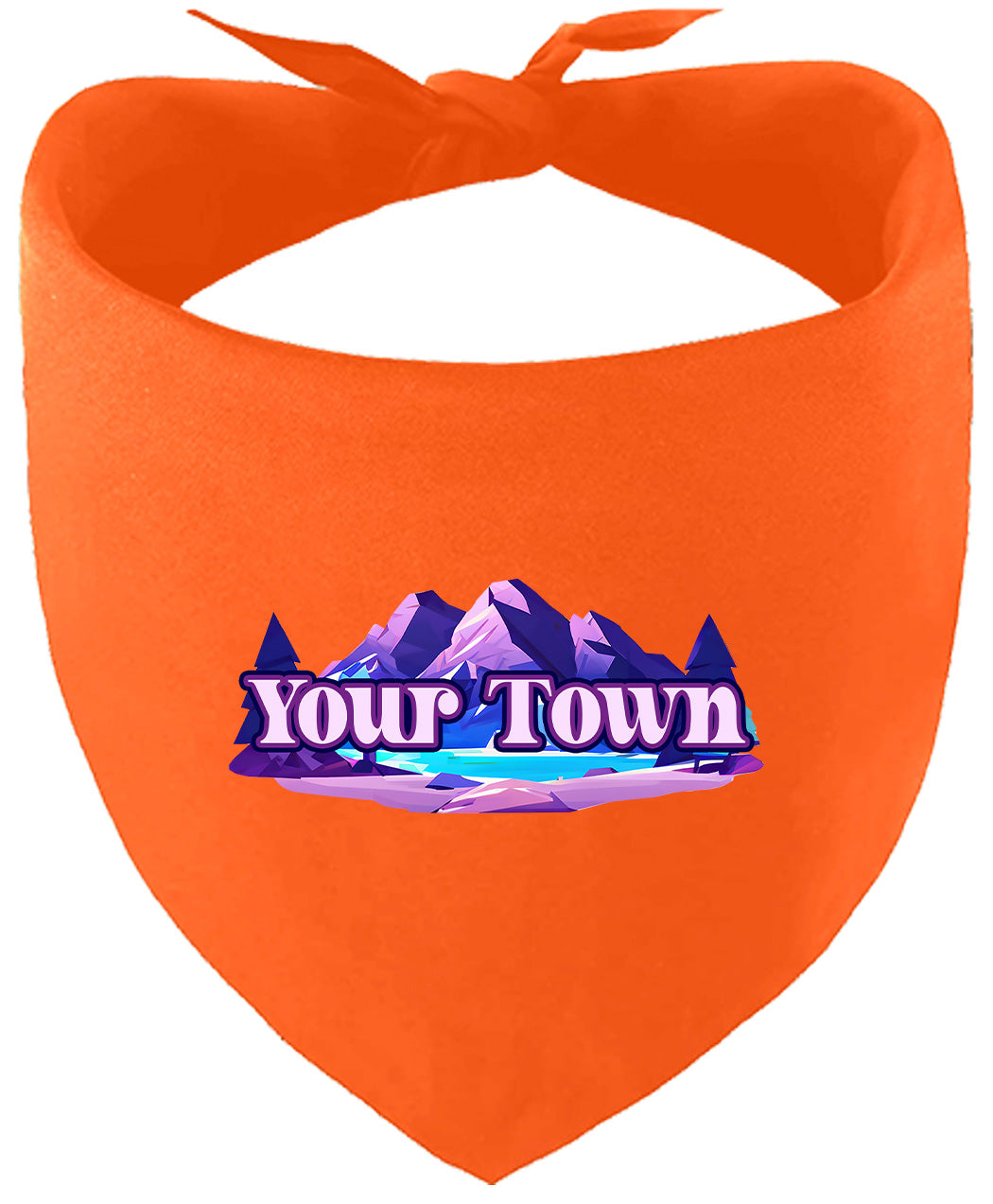 Custom Alpine Pawscape Pet Bandana