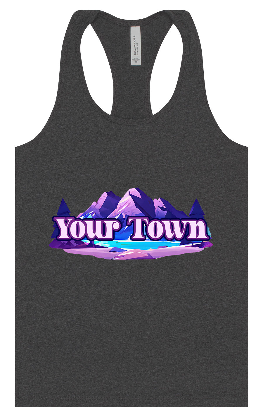Custom Alpine Pawscape Women's Racerback Tank